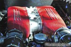 Black Ferrari 458 Italia Engine