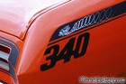 1972 340 Duster Rear Stripe
