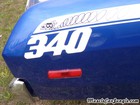1972 Duster 340 Rear Decal