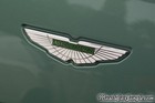 Green V8 Vantage Trunk Emblem