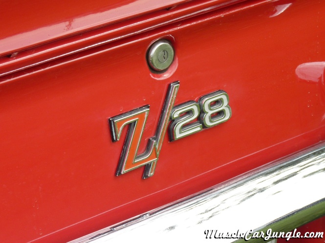 1969 Chevy Camaro Z/28 Trunk Emblem