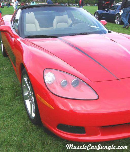 C6 Red Vette Front Side