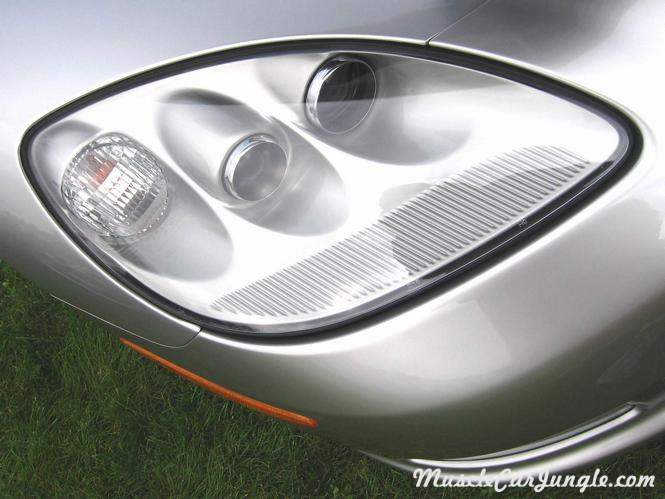 C6 Silver Corvette Headlights