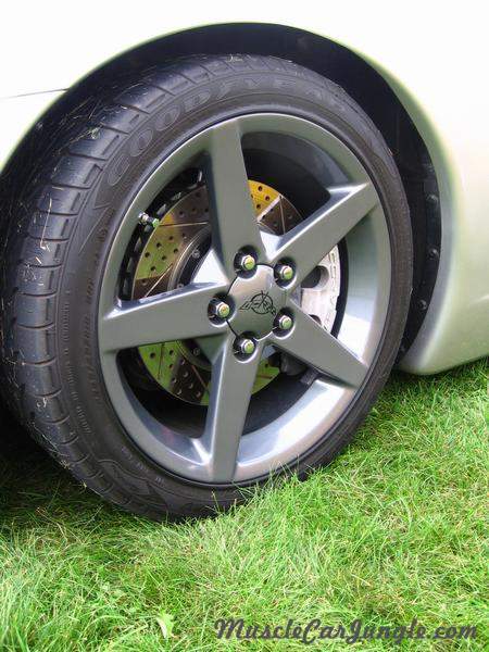 C6 Silver Corvette Wheel