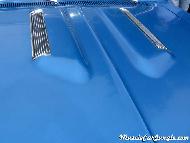 1967 El Camino 327 Hood Bulge