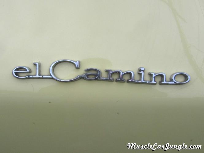 1968 El Camino Yellow Badge