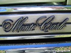 1972 Monte Carlo Name Plate
