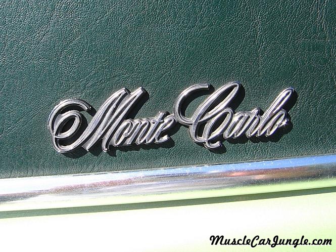 1972 Monte Carlo Roof Script