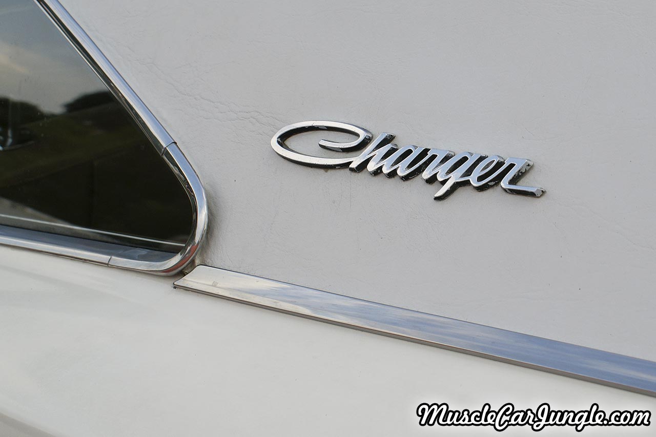 1969 383 Charger C Pillar Name Plate