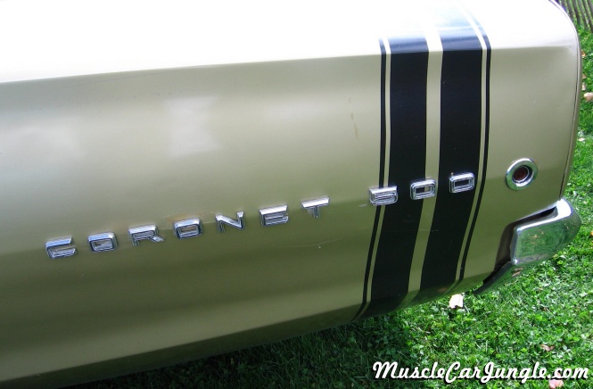 1968 Coronet 500 318 Name Plate
