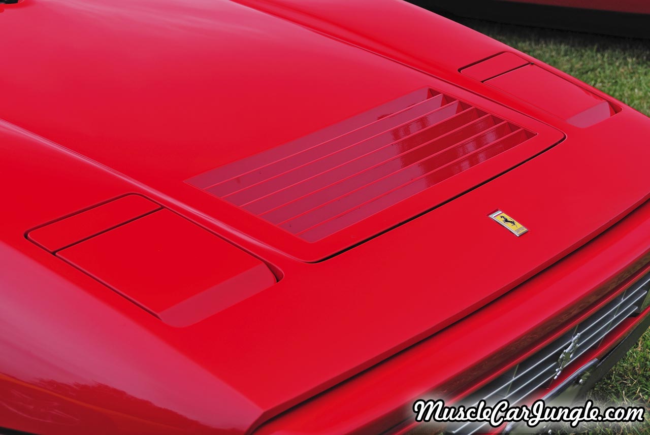 1988 Red Ferrari 328 GTS Hood Louvers