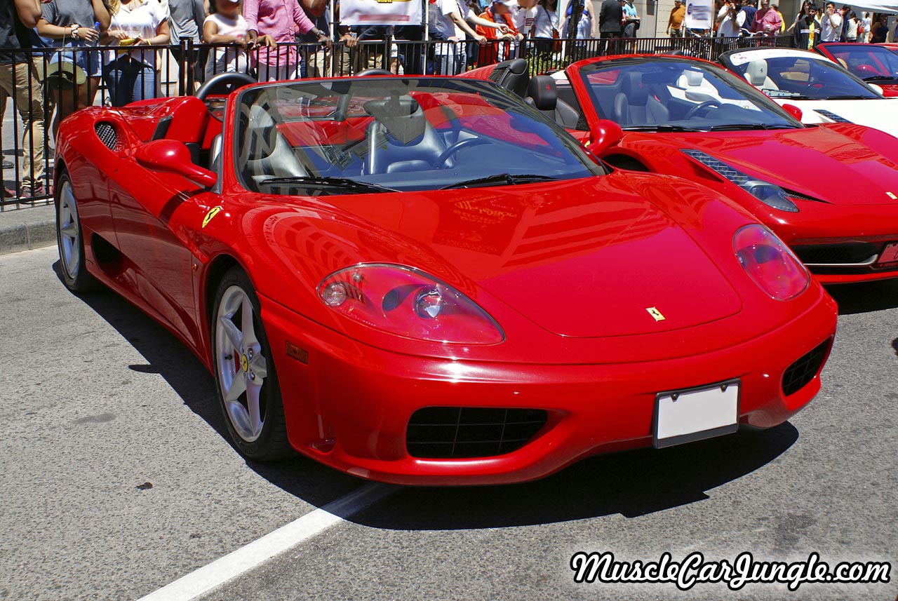 Red 2001 Ferrari 360 Spider