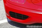 Red 2001 Ferrari 360 Spider Front Intake