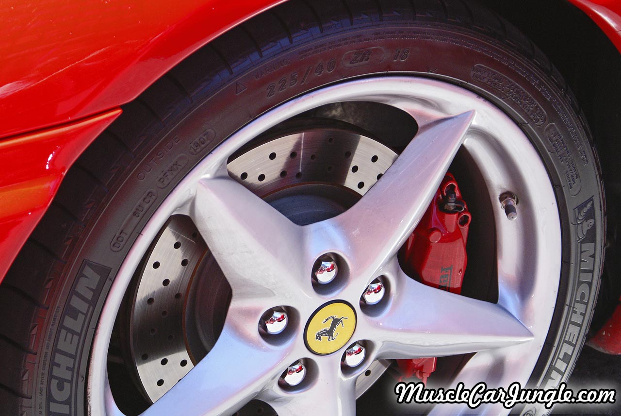 Red 2001 Ferrari 360 Spider Wheel