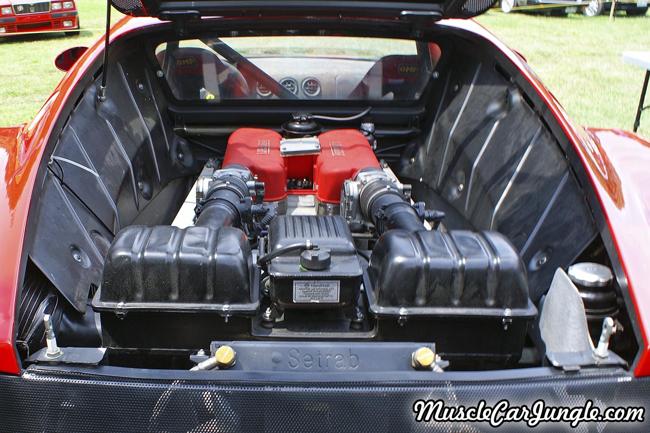 Ferrari Challenge Stradale Engine Compartment