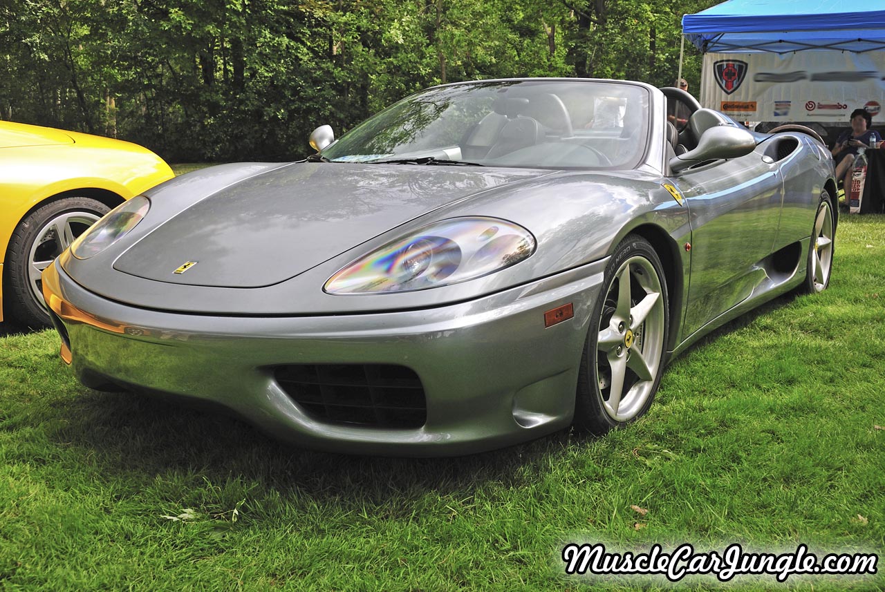 Silver Ferrari 360 Spider