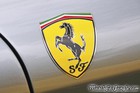 Silver Ferrari 360 Spider Fender Badge