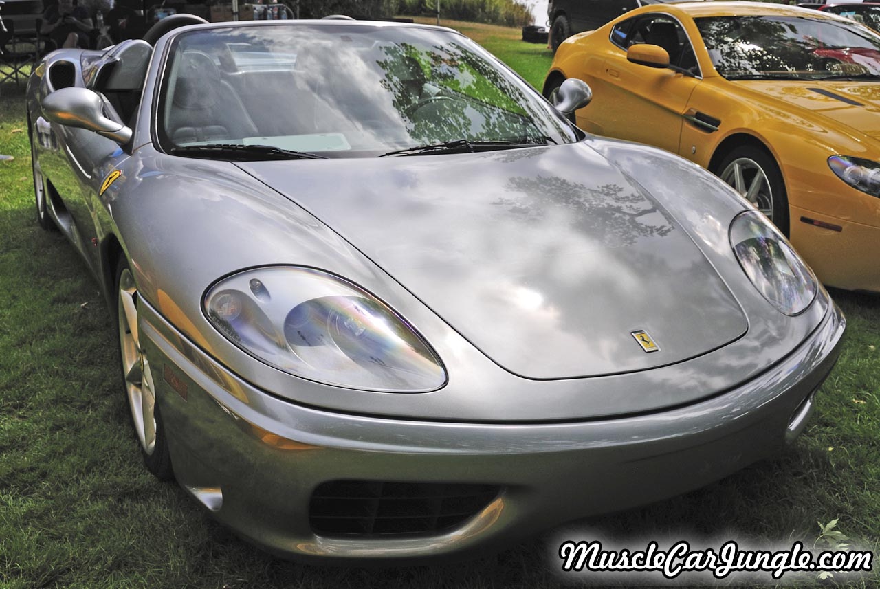 Silver Ferrari 360 Spider Front Right