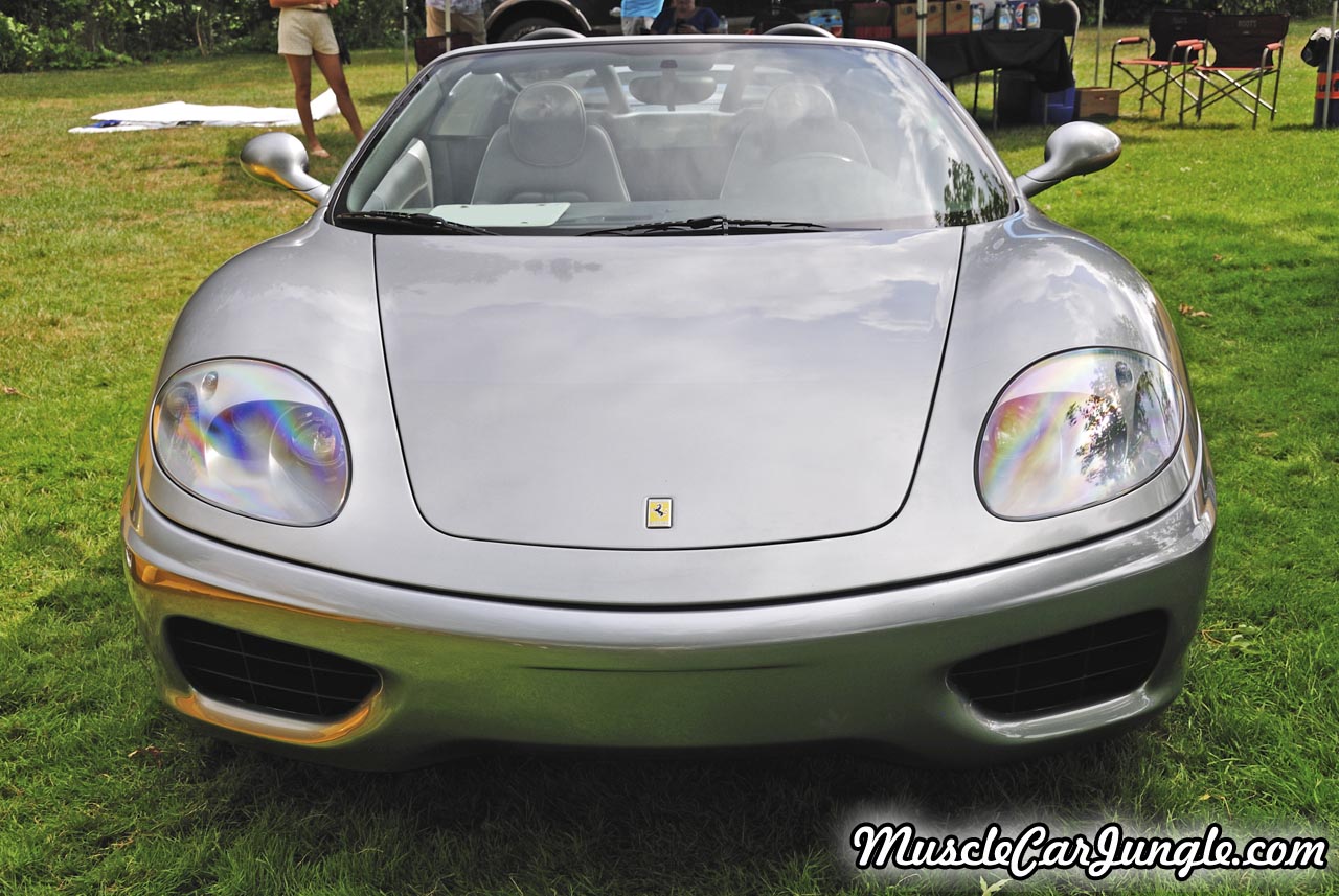 Silver Ferrari 360 Spider Front