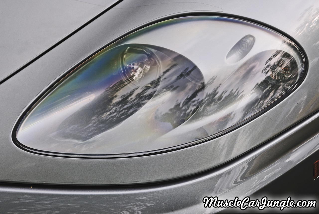 Silver Ferrari 360 Spider Headlight