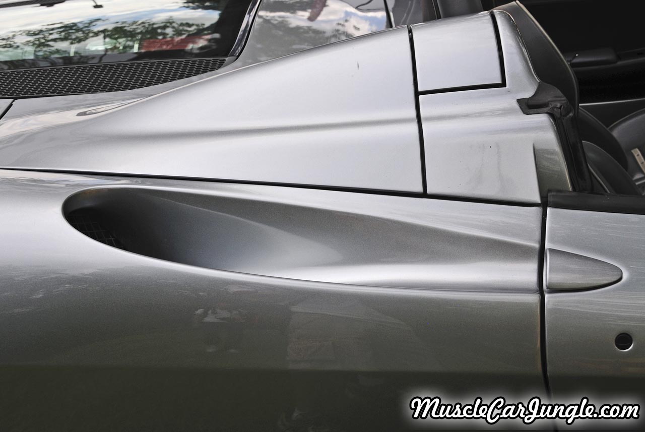 Silver Ferrari 360 Spider Rear Air Intake