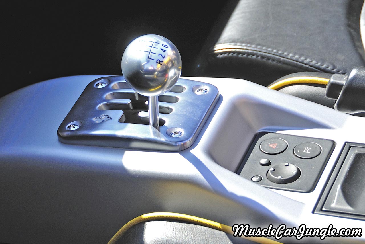 Yellow Ferrari 360 Spider Shifter