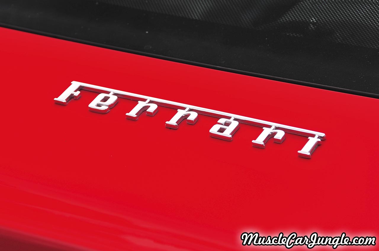 Ferrari F430 Red Rear Name Plate