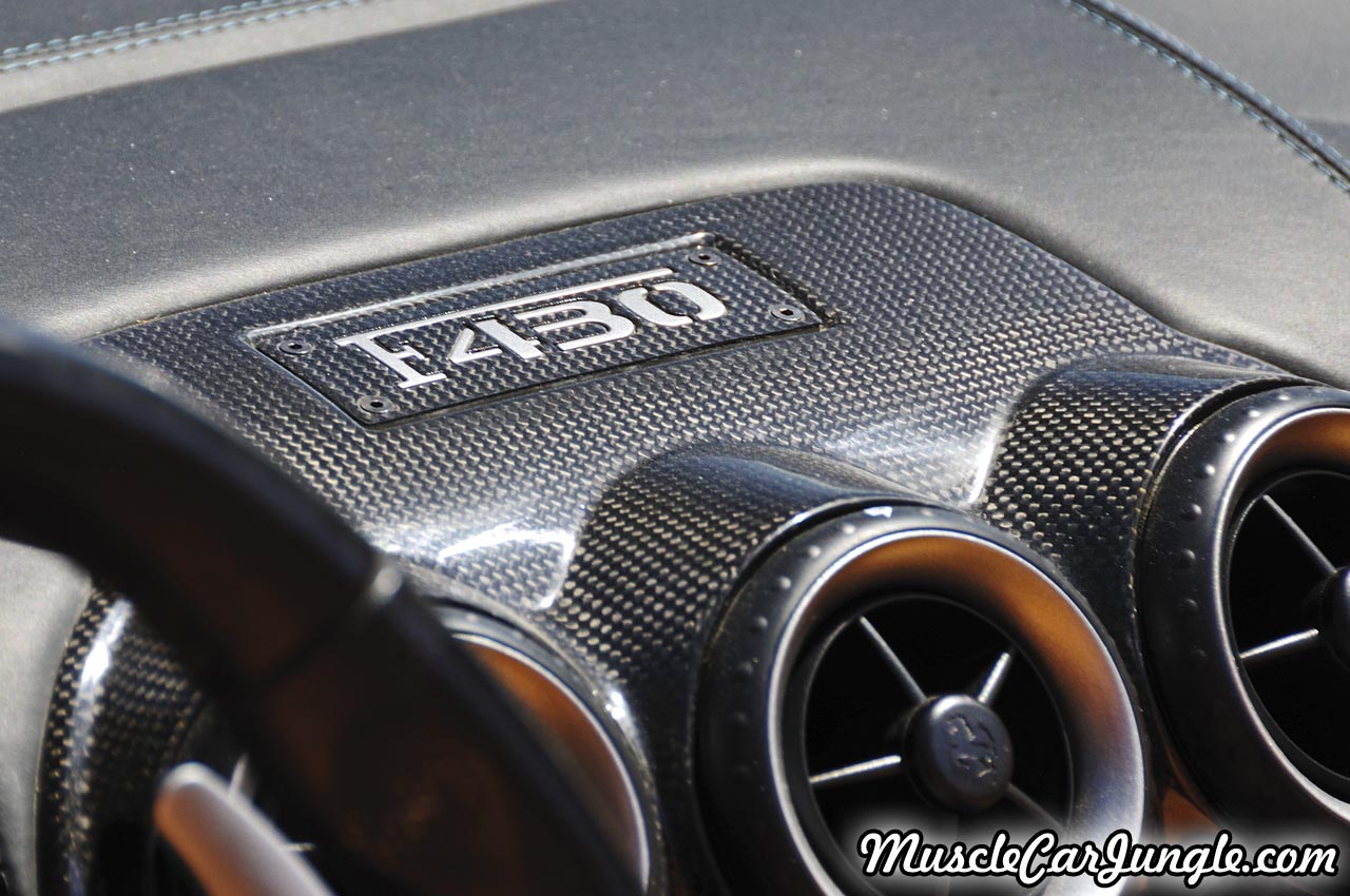Red Ferrari F430 Spider Dash Plaque
