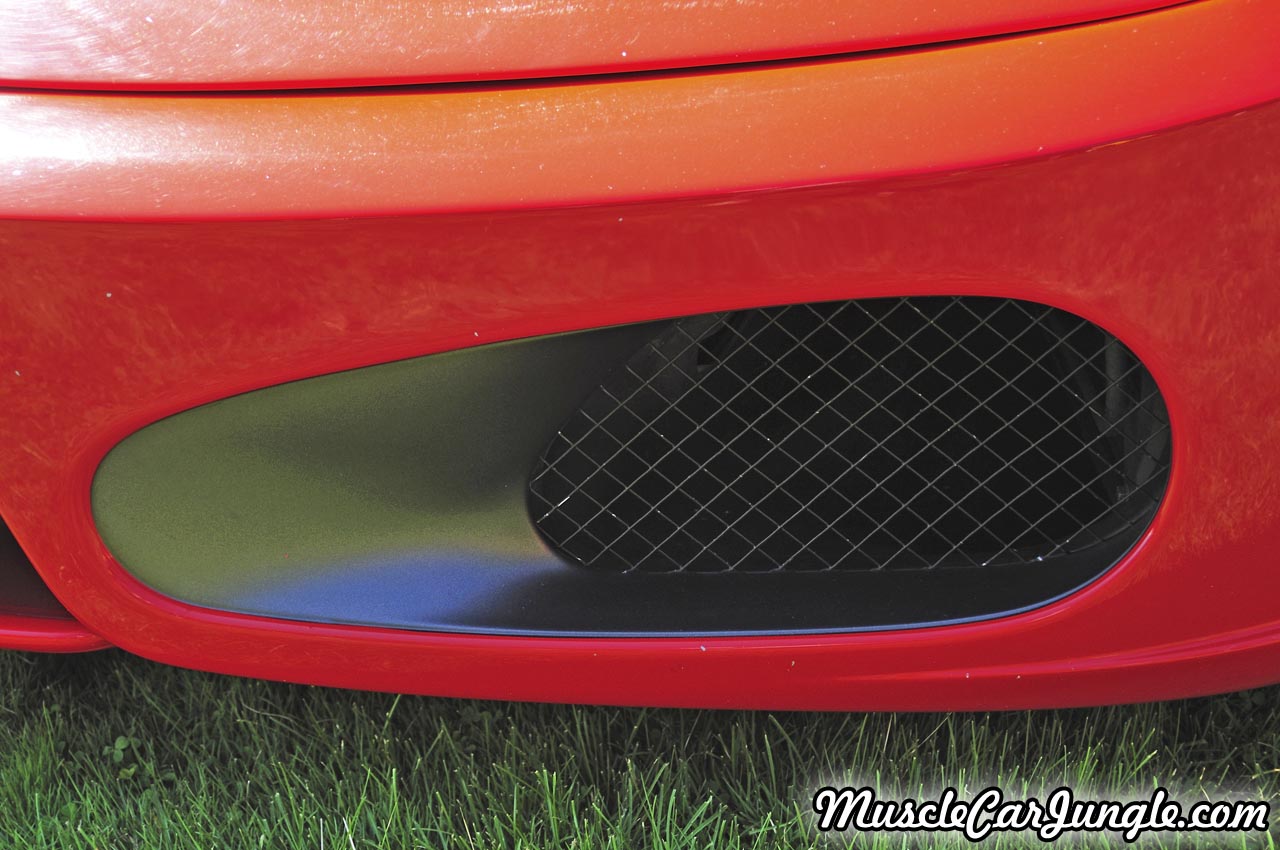 Red Ferrari F430 Spider Front Intake