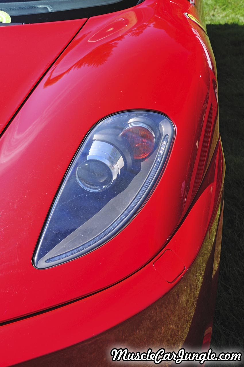 Red Ferrari F430 Spider Headlight