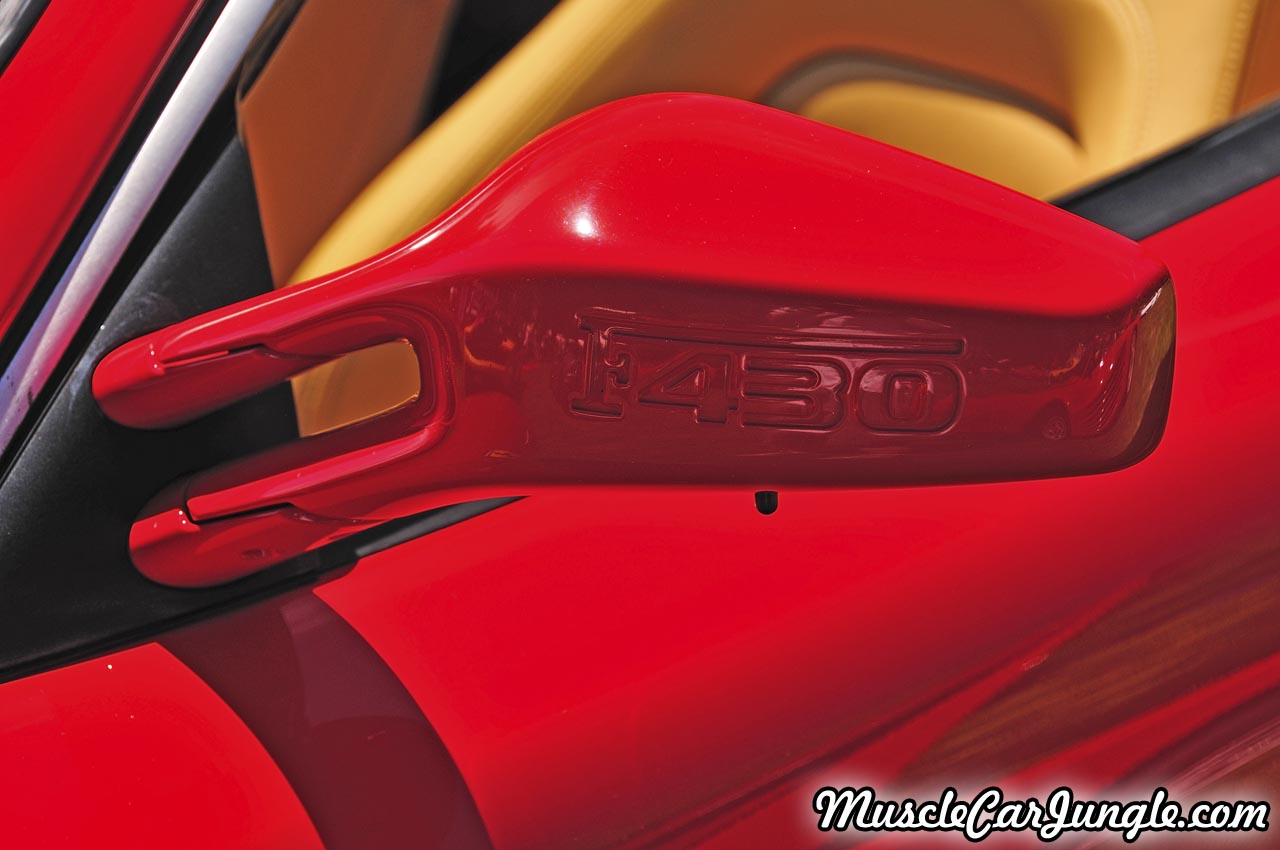 Red Ferrari F430 Spider Side Mirror