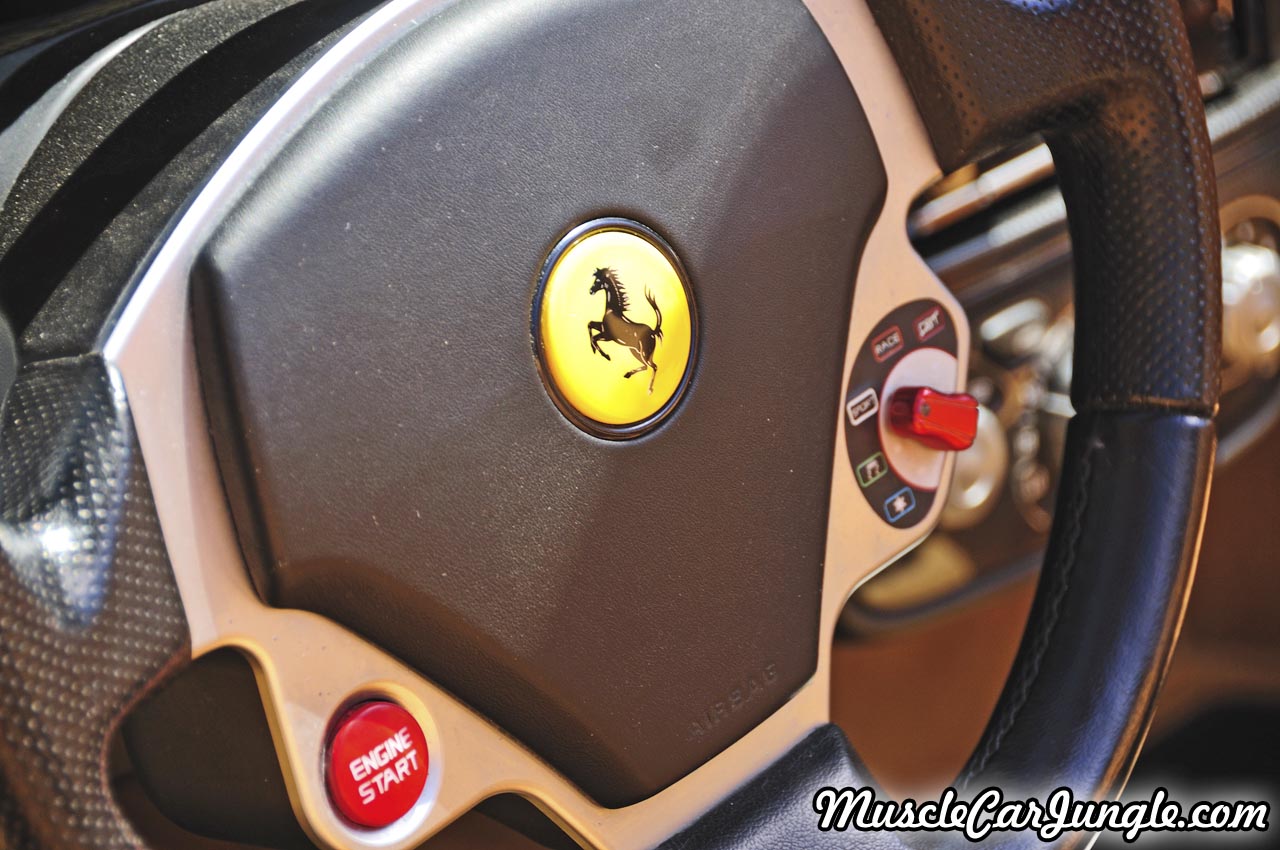 Red Ferrari F430 Spider Steering Wheel