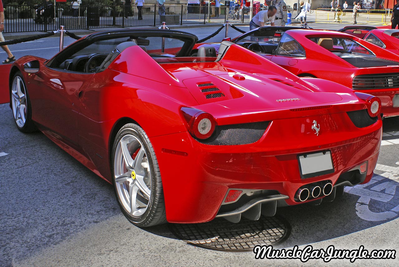 2013 458 Spider Rear Left