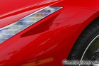 Red 2013 Ferrari 458 Spider Front Fender Vent