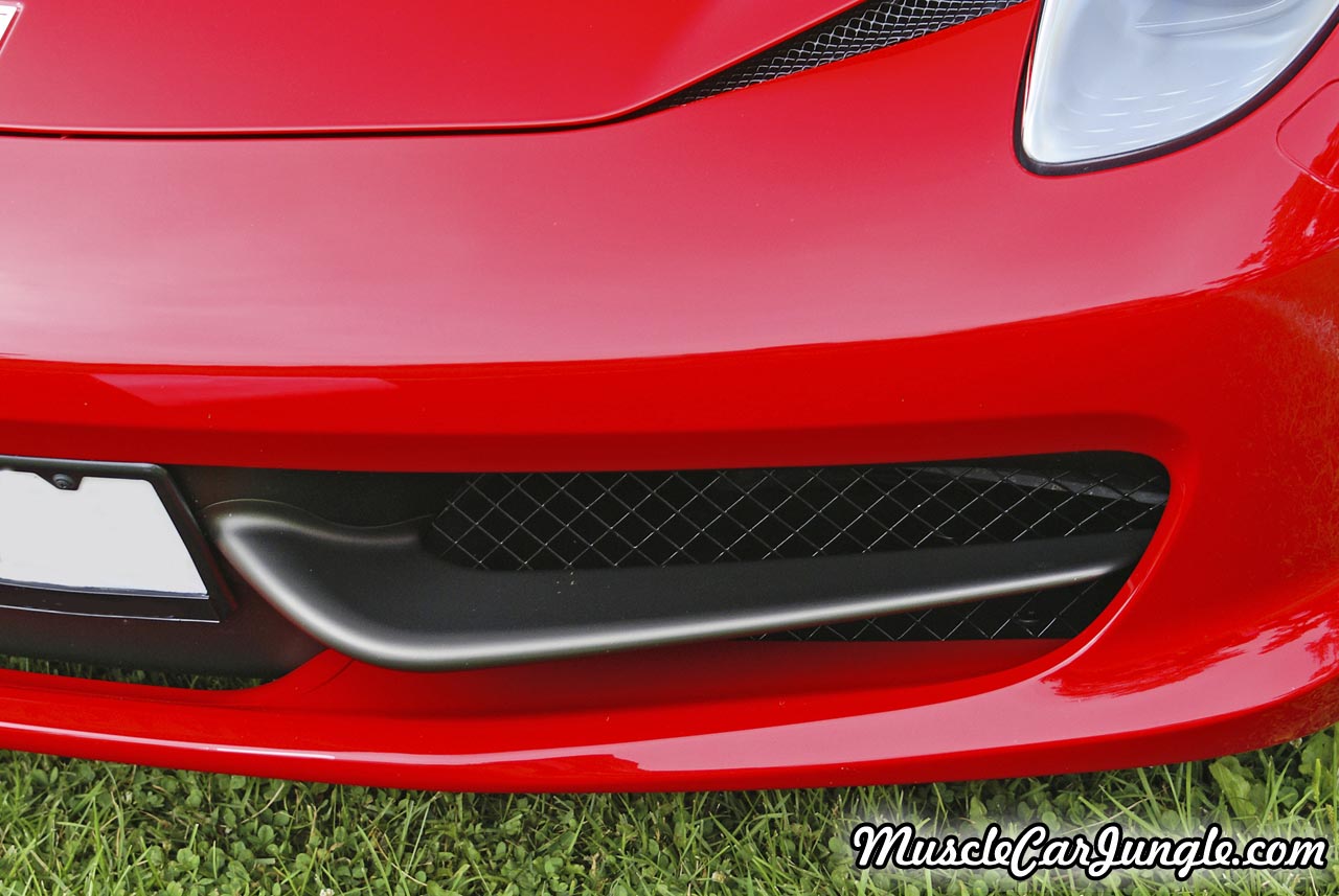 Red 2013 Ferrari 458 Spider Front Intake