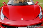 Red 2013 Ferrari 458 Spider Hood