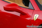 Red 2013 Ferrari 458 Spider Side Mirror