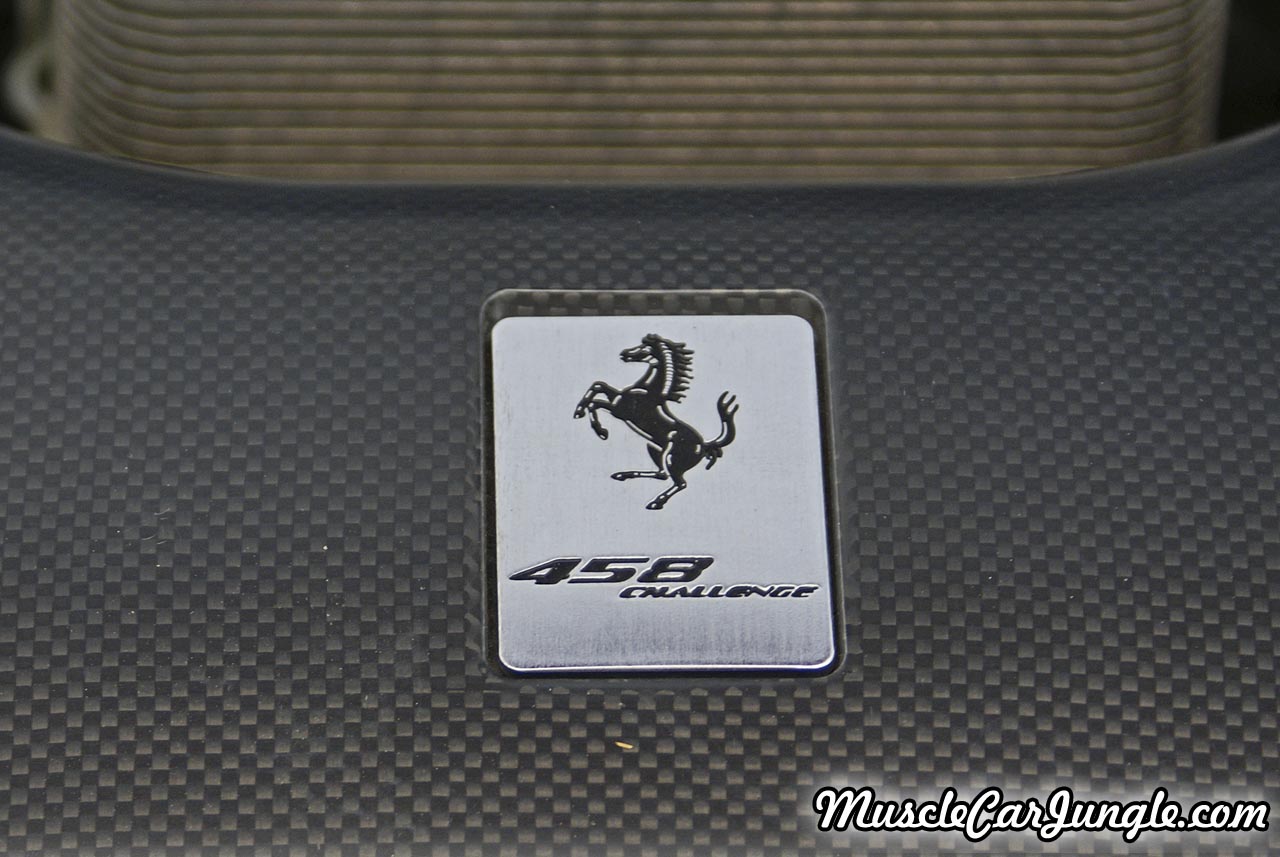 Ferrari 458 Challenge Engine Nameplate