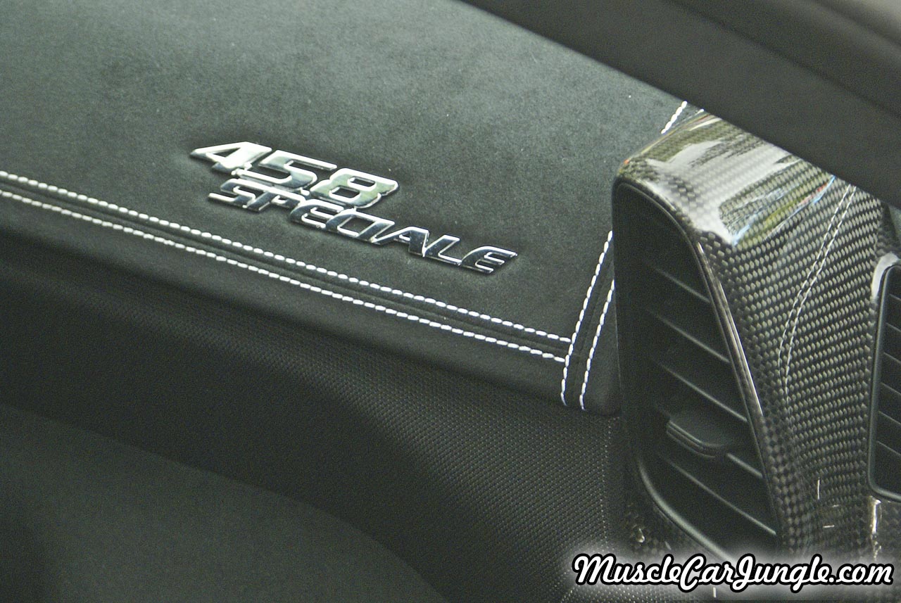 458 Speciale Dash Nameplate