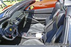 Black Ferrari 458 Spider Interior