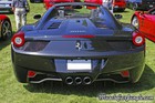 Black Ferrari 458 Spider Rear