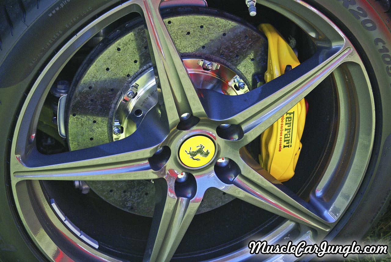 Black Ferrari 458 Spider Wheel