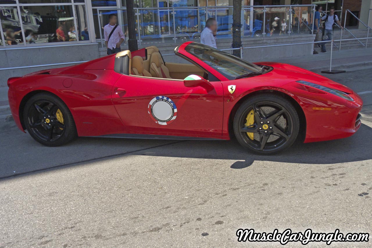 Ferrari 458 Spider Right Side
