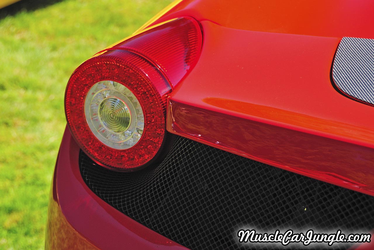 Red Ferrari 458 Spider Tail Lights