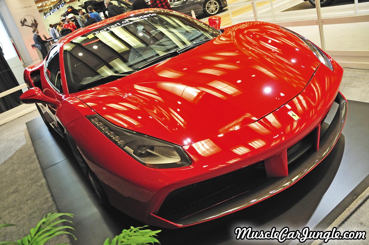 Red 2016 Ferrari 488 GTB Front Right