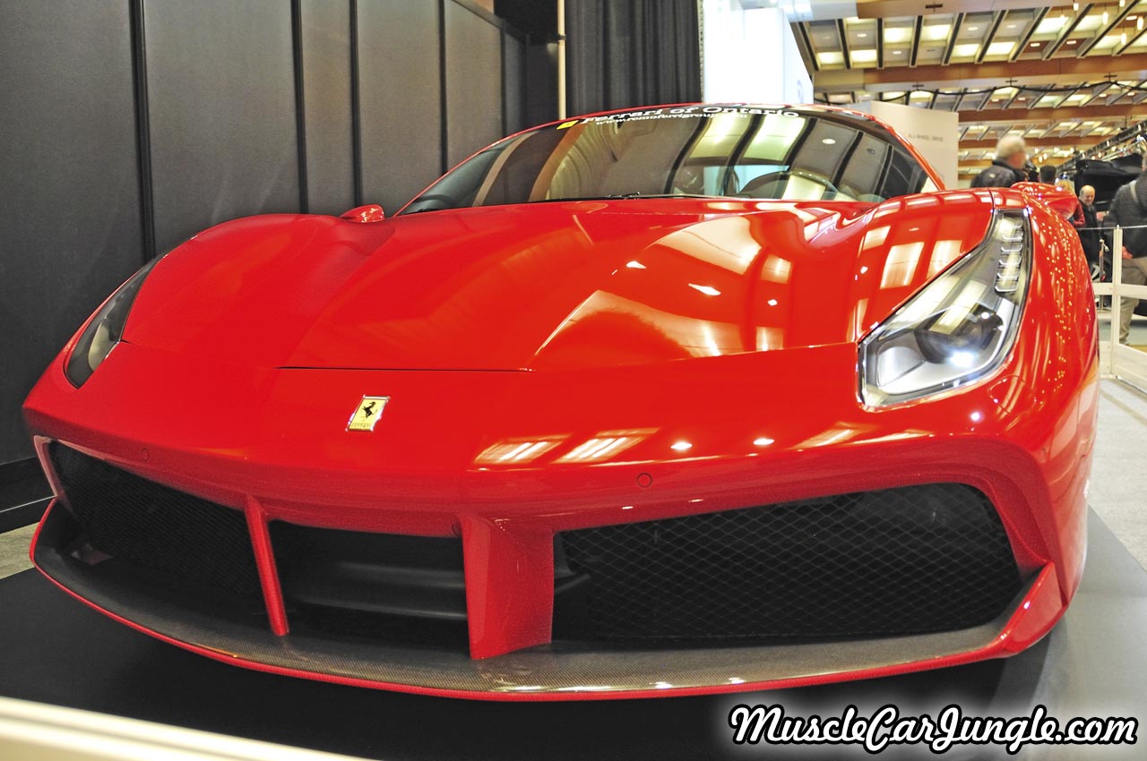 Red 2016 Ferrari 488 GTB Front