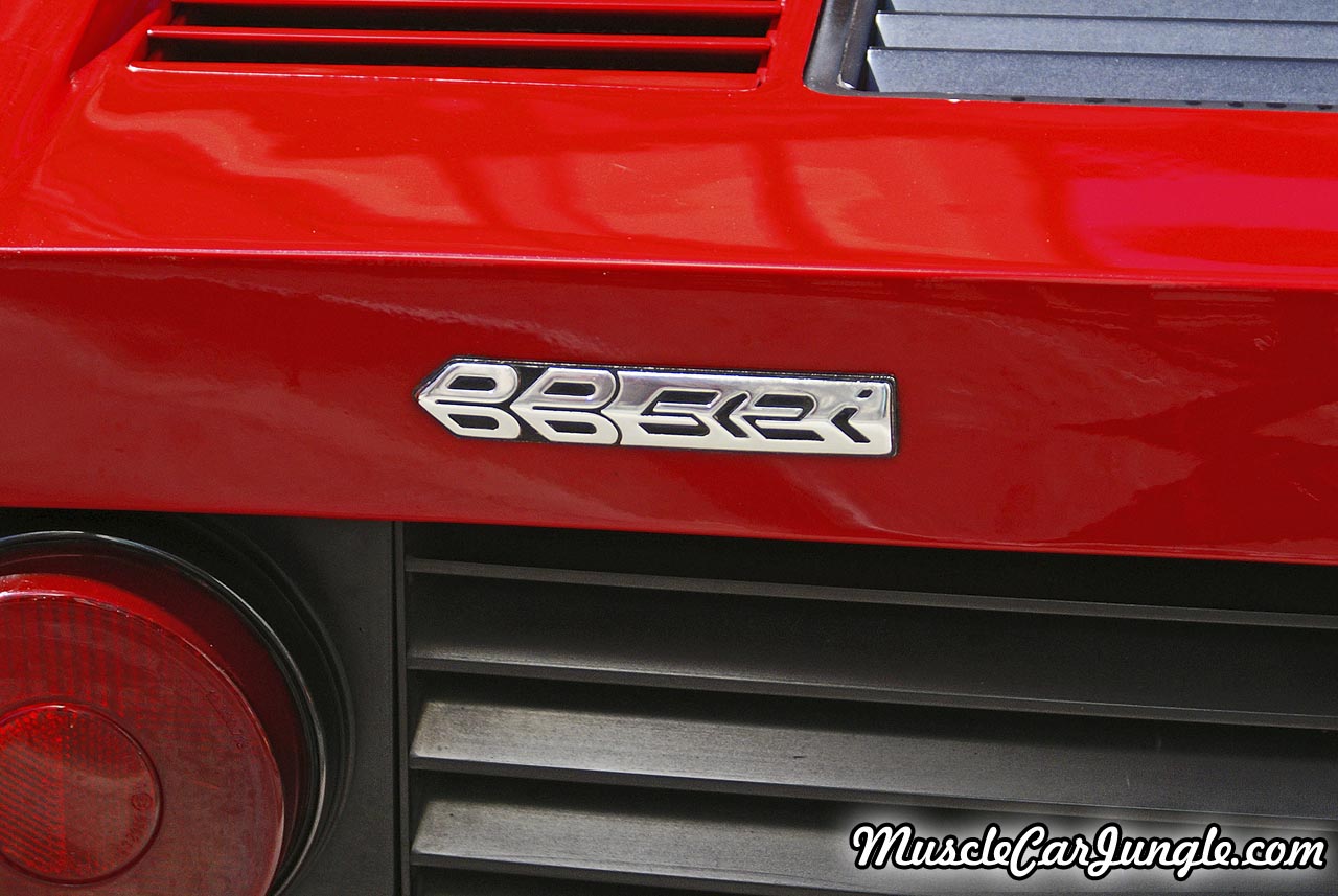 1984 512 Berlinetta Boxer Rear Name Plate