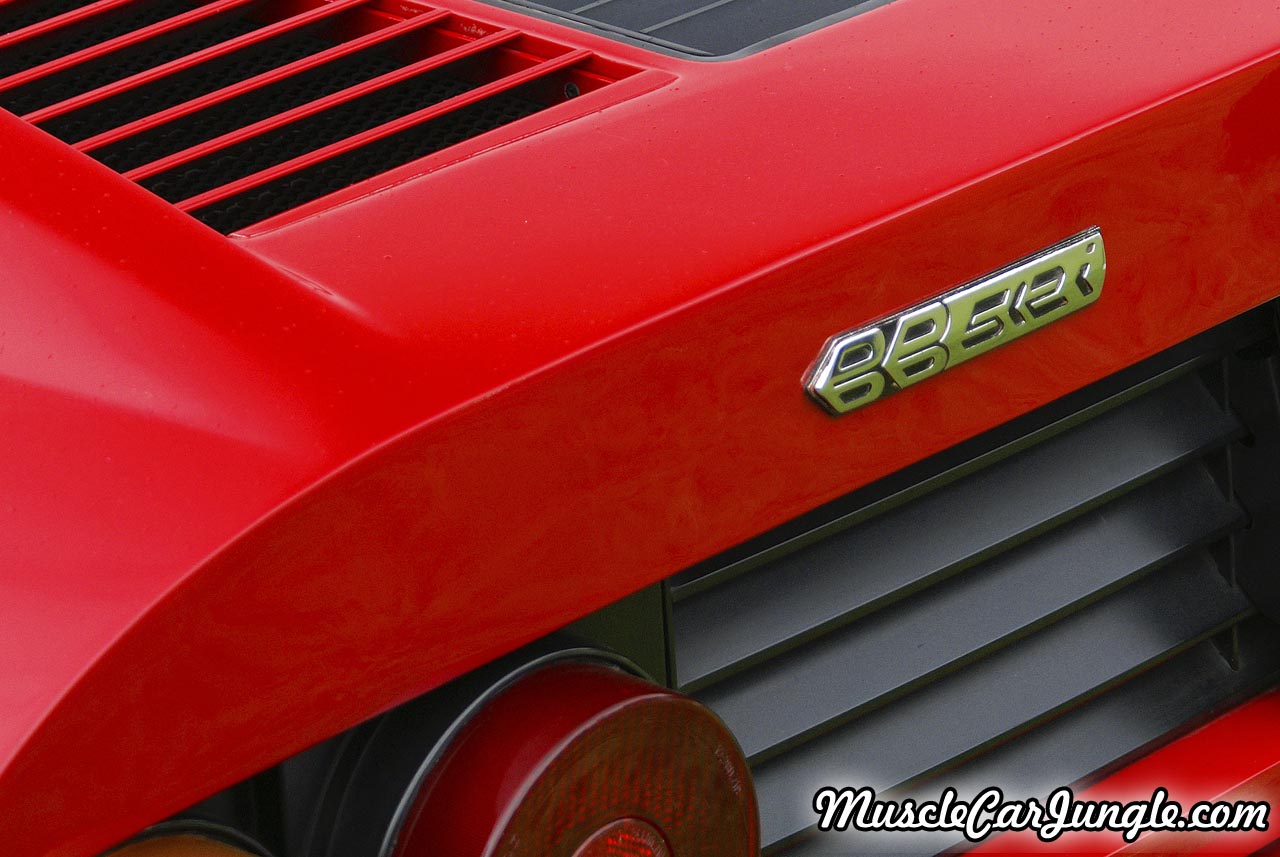1984 Ferrari 512 BB Rear Nameplate