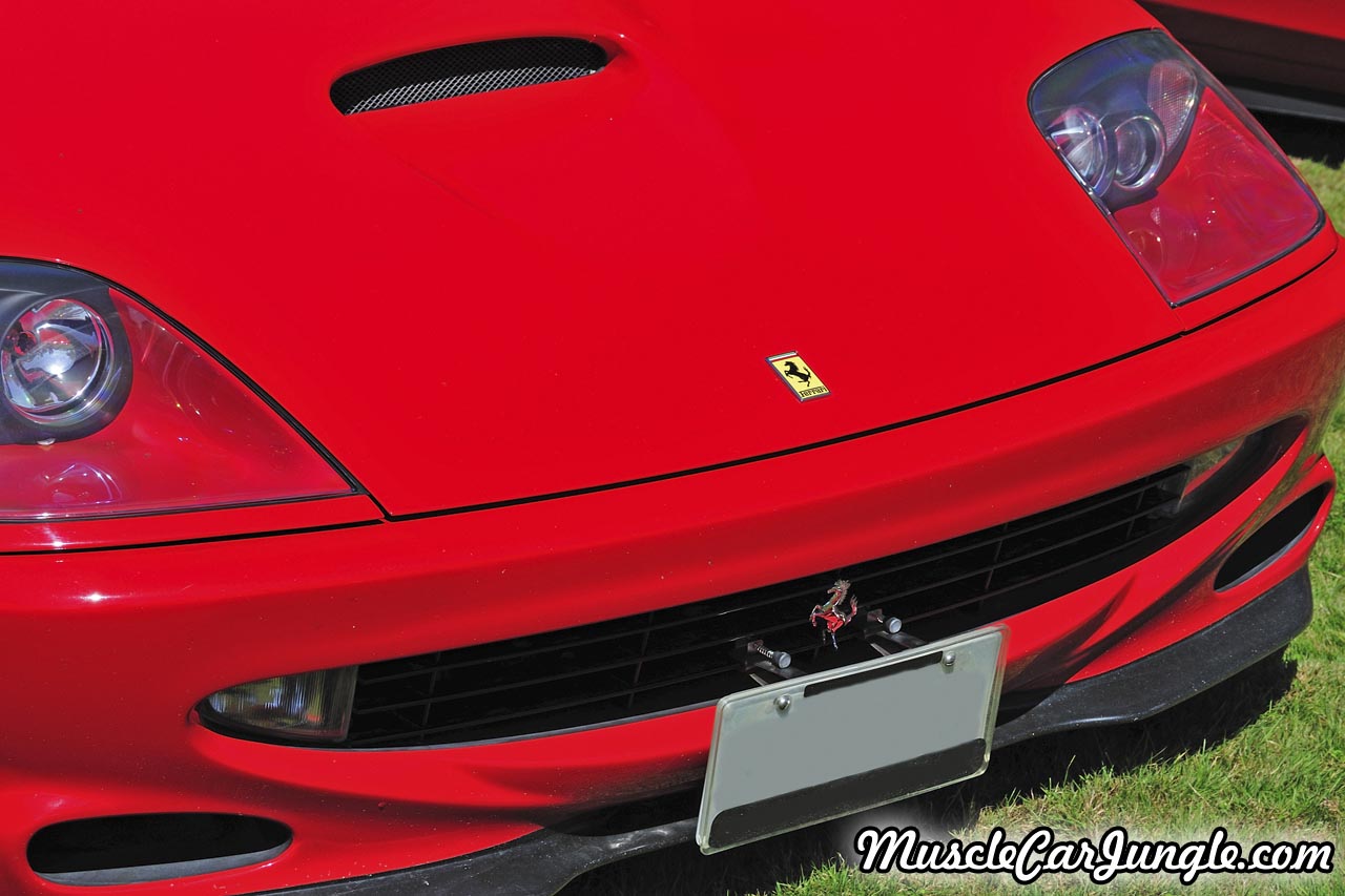 Red Ferrari 550 Grill