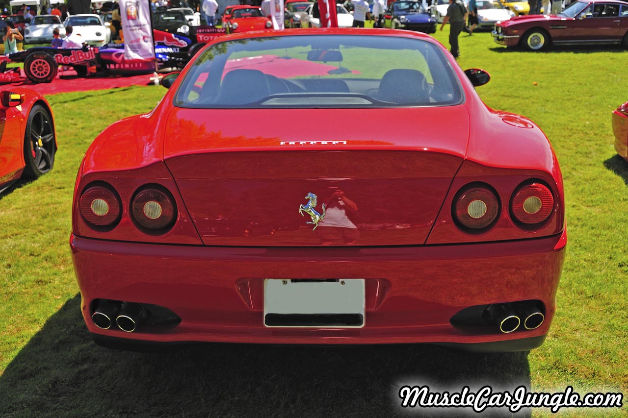 Red Ferrari 550 Rear